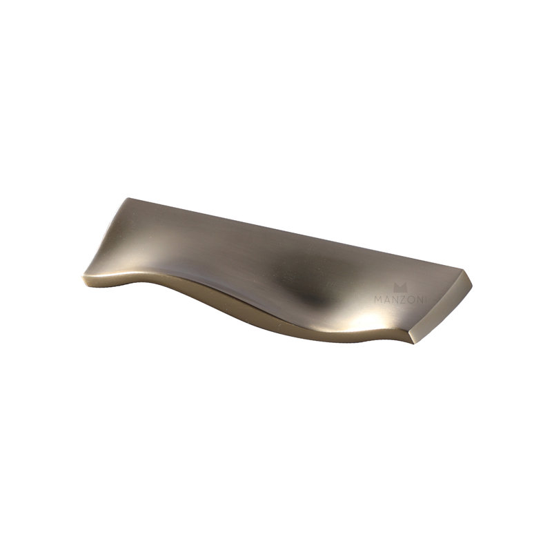 3 3/4" Center to Center Bar Pull, Satin Brass, 3 3/4″