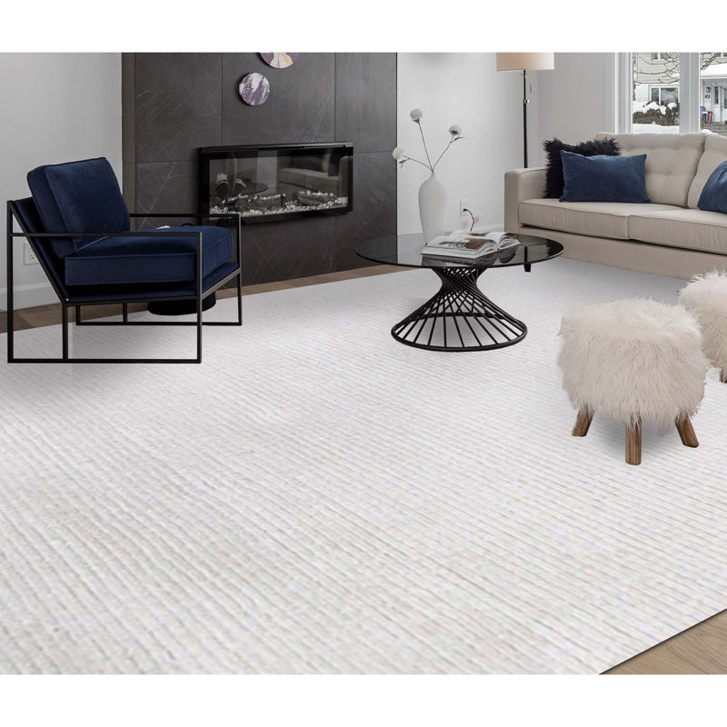Wool Abstract Area Rug