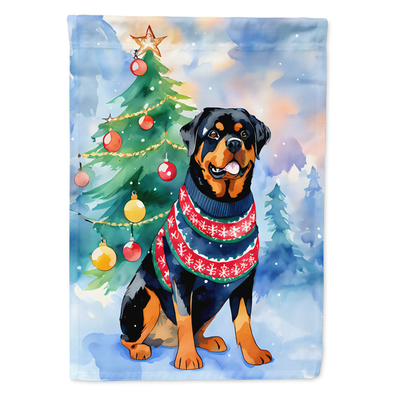 Double Sided Polyester Christmas, 40" H x 28" W