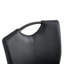 Ensemble de 2 chaises noires en polyuréthane