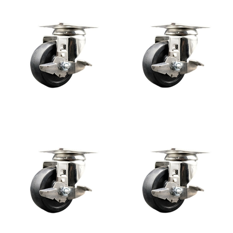 Hard Rubber Caster