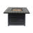 SQUARE IRON FIRE PIT - 50000BTU