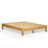 Solid Wood Bed Frame with Slatted Support, No Springs Required, Easy Assembly, Sturdy Center Leg-1874110817-1874110831