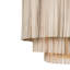 Fringe Leather Chandelier w/ Solid Accents-2084546995-2084560024-2084560025