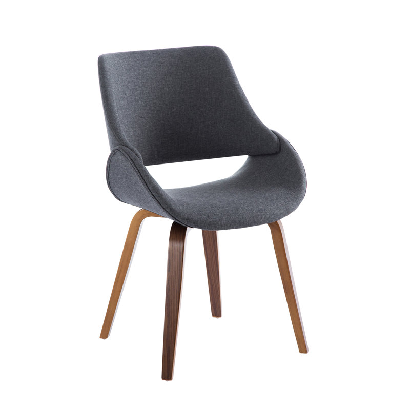 Canady 18.5'' H Fabric Upholstered Side Chair, Dark Gray