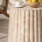Outdoor Cleme Carved Side Table, Gold-1444320831