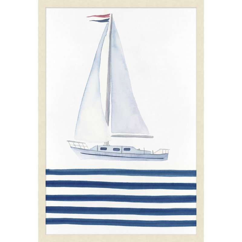 Striped Sails 1 Print by Nathan Turner