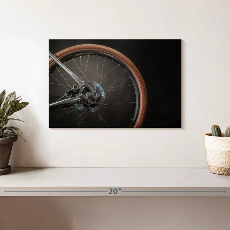 Roue de vélo Mehar Brown, H 8 po x l 12 po