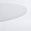 Table de salle à manger, table basse avec plateau rond en panneau de fibres à densité moyenne, base à piédestal