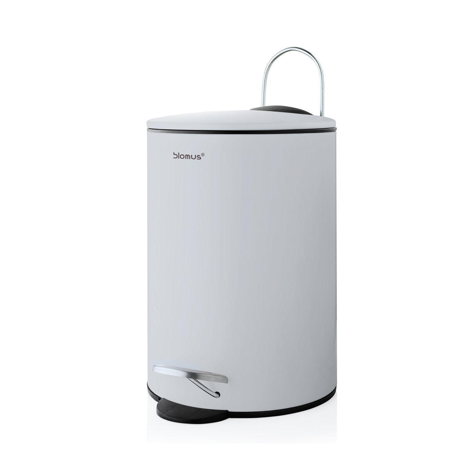 TUBO 0.79 Gallon Step On Trash Can, Microchip/Grey