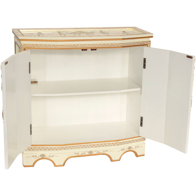 Buffet en bois d'orme de 32 po de large Abiel