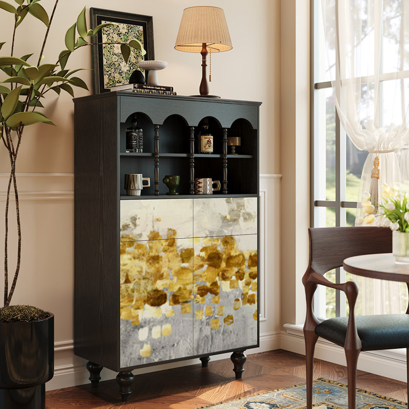 Buffet luxueux rétro de style chinois
