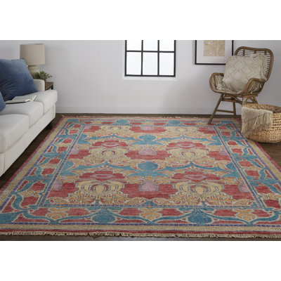 Friderike Wool Floral Indoor Rug
