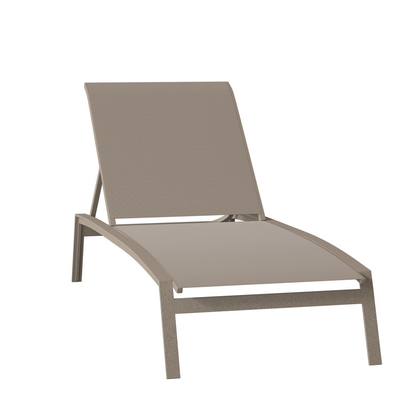 Elance Outdoor Chaise Lounge, Sparkling Water, Moab