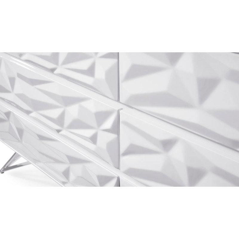 Vortice Accent Chest - White