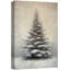 «Rustic Grey Christmas Christmas pin Snow Winter Farmhouse Holiday Decor», reproduction d'art sur toile encadrée-121501155-121501154