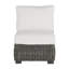 Fauteuil de chambre modulaire rustique tissé - gris ardoise-607864352-600847099-600847749