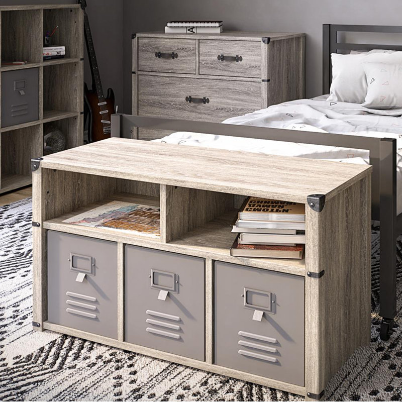 Nova Upholstered Bench with Cubby