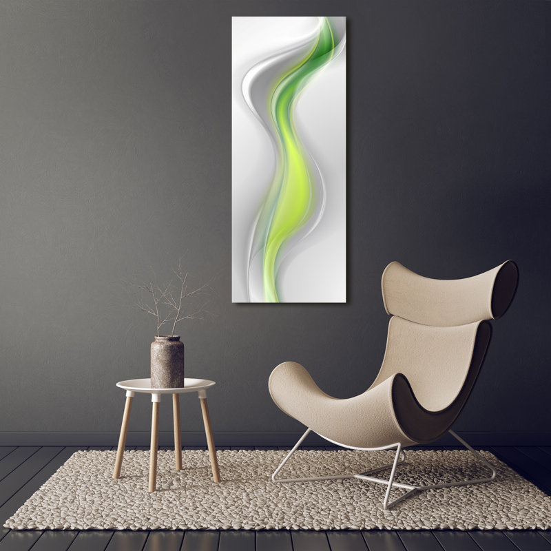 Waves Abstraction - Wrapped Canvas Print