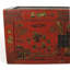 Armoire de style chinois rétro rouge peinte à la main