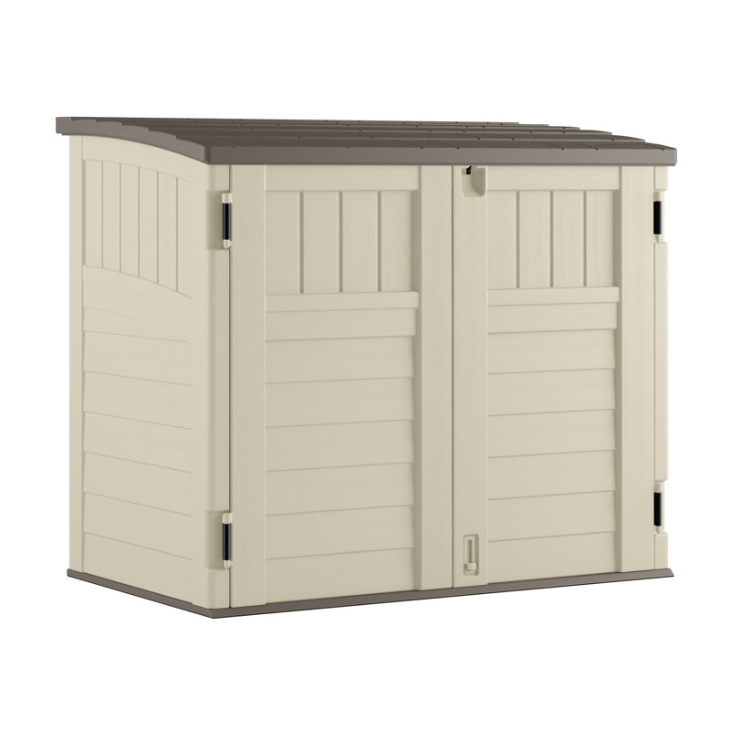 Suncast Stow-Away Store, Gray, Yes
