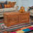 Agarwal Solid Acacia Trunk Coffee Table with Storage