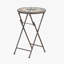 Table de bout en argent