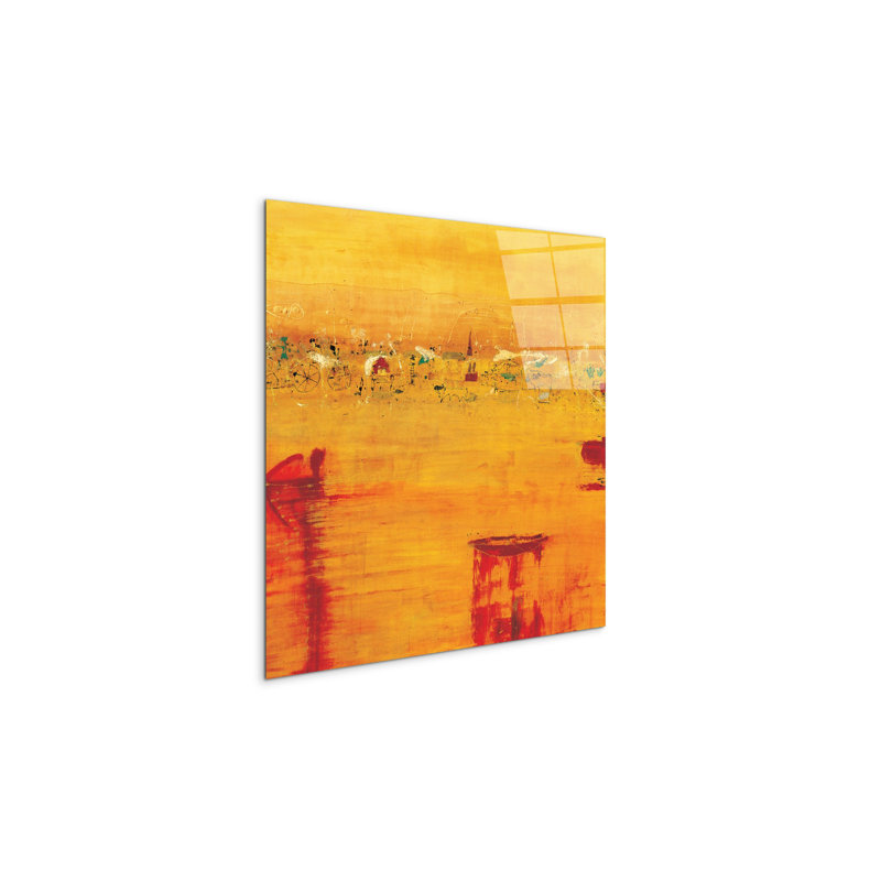 Abstract by Art Studio 58x58 Cm Frameless Panel Lightweight Ready to Hang, CrystalArt
