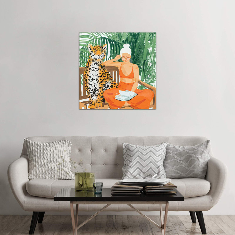 Jungle Vacay II - Wrapped Canvas Print, 45.72 cm H x 45.72 cm W x 1.91 cm D