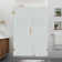 Nautis XL 56.25 in. to 57.25 in. W x 80" H Hinged Frameless Shower Door w/Ultra-Bright Frosted Glass