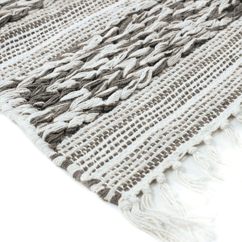 Baretta Striped Hand Woven Area Rug, Rectangle 160 x 230cm