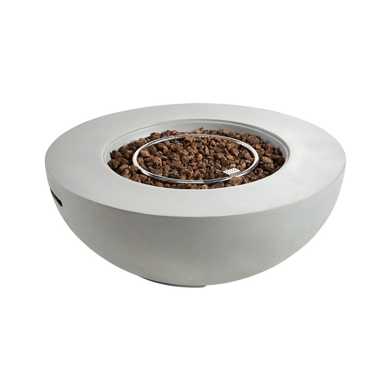 Round Concrete Propane Fire Pit
