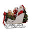 Lighted Sled Santa
