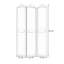 Paravent 3 panneaux en bois massif vert-1628524209