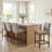 Tamami 26" High Modern Farmhouse Turned Leg Beaded Counter Stool-99277284-99277278-99277283