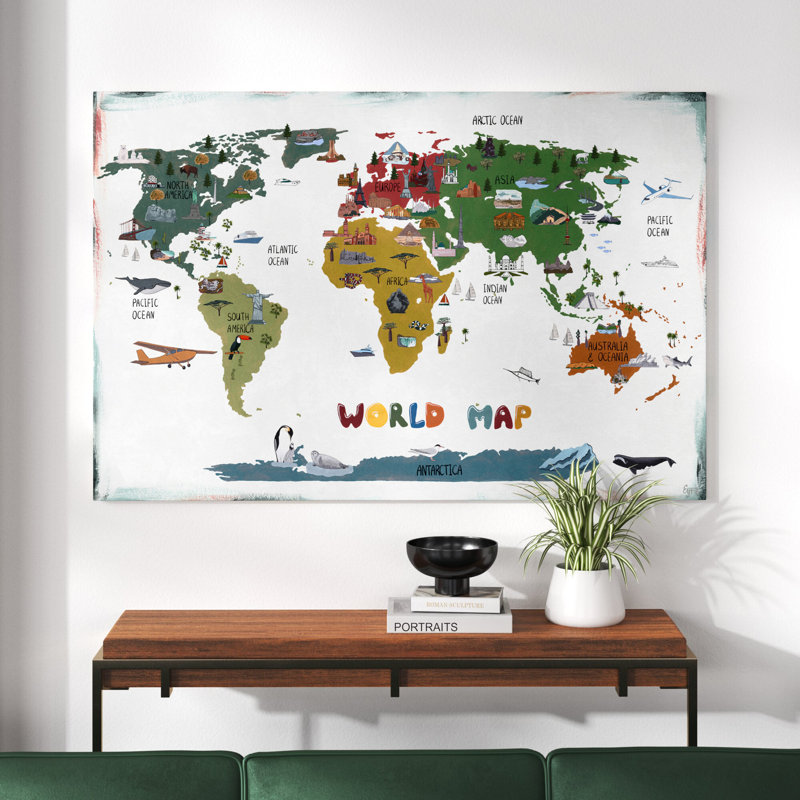 Howton World Destinations II, reproduction sur toile tendue, H 16 po x l 24 po x P 1,5 po