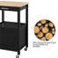 Solid Wood Top Kitchen Island-1433150965