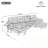 U-Shaped Upholstered Sofa With Two Movable Ottomans, USB Ports And Side Tables-1273140630