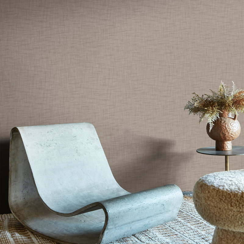 Weathered Linen Stone Wallpaper, Green