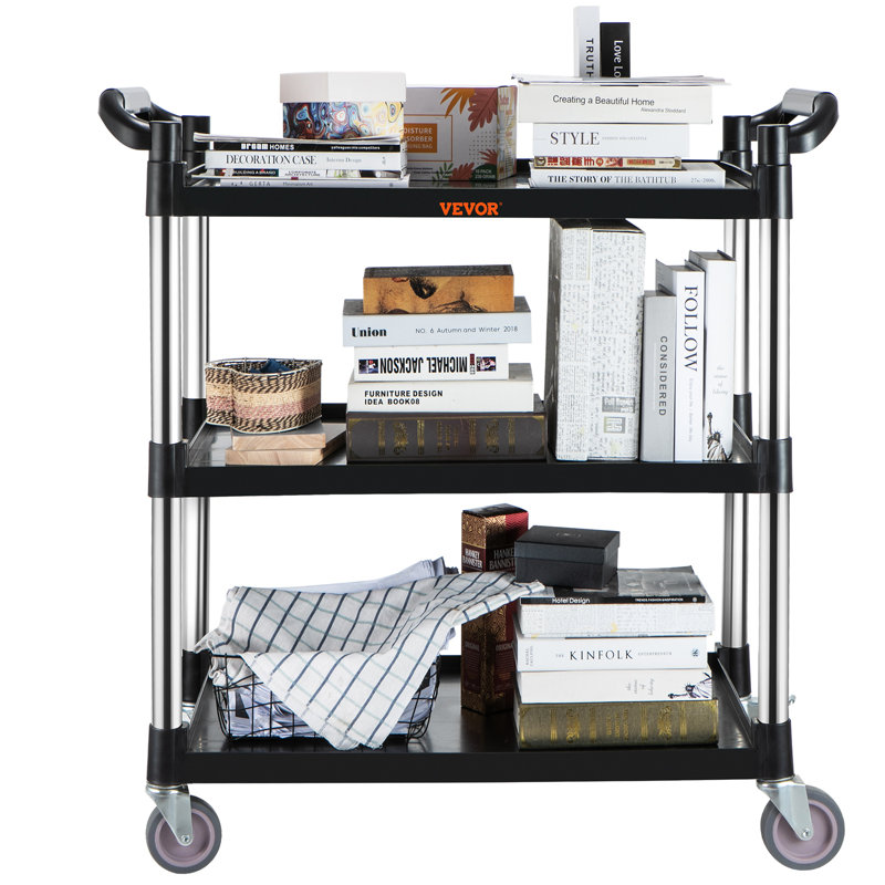 37.4'' H x 32.7'' W Utility Cart with Wheels