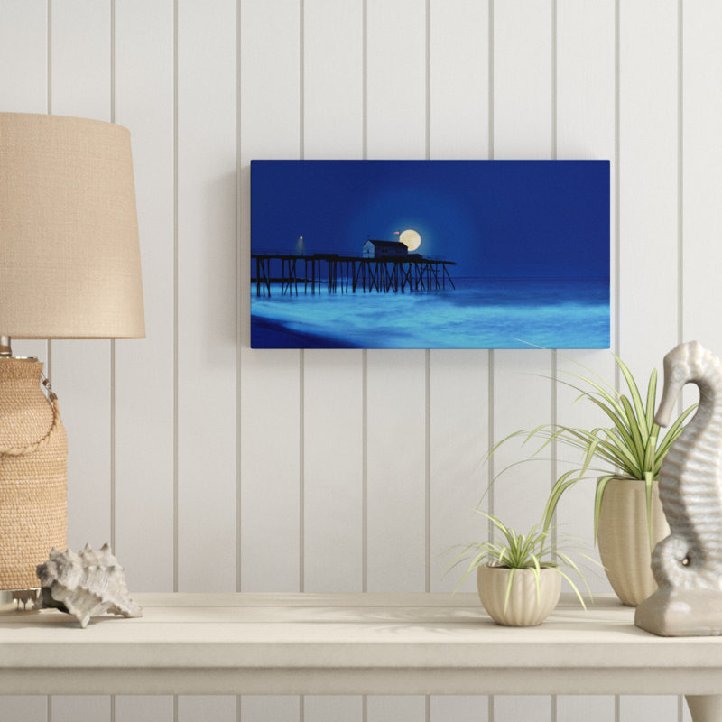 « crépuscule & water i », impression sur toile tendue, H 12 po x l 24 po x P 2 po