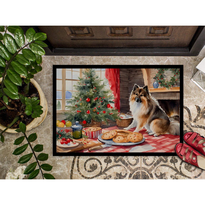 Paillasson Keeshond Junya DAC3834, L 24 po x L 36 po