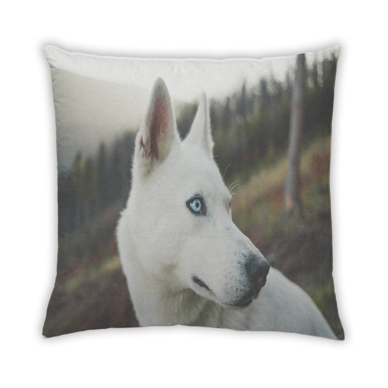 Coussin Dogs Husky 19, Synthétique