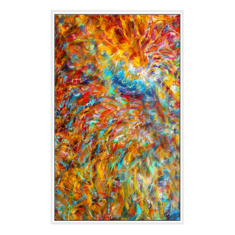 «You Shall Reign Glorious. «Isaiah 24:23», impression sur toile, H 51,5 po x l 31,5 po x P 2 po, Cadre flottant blanc