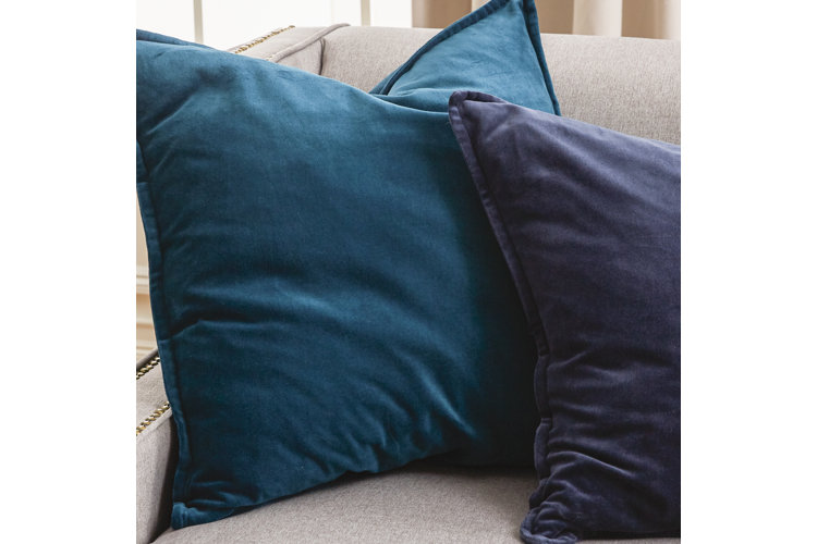 Teal Velvet Lumbar Pillow - Aesthetic Abode