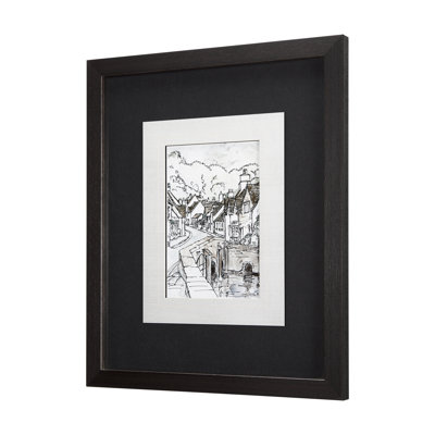 «Travel souvenirs VII» par Natalia a, reproduction d'art encadrée sous verre
