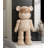 Cartoon Leather Bear Resin Storage Decoration Item