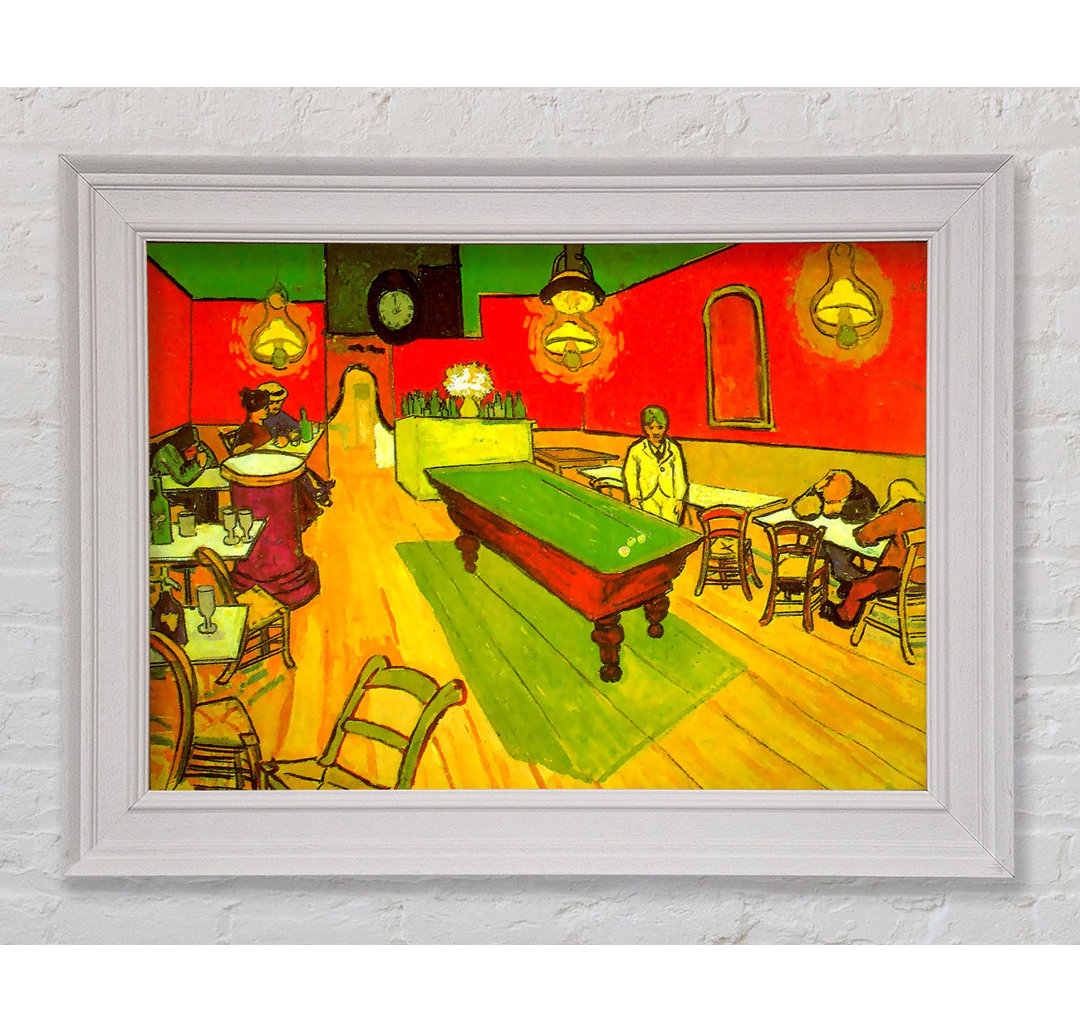 Gerahmtes Leinwandbild Night Cafe 2 von Vincent Van Gogh