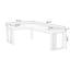Bureau en bois massif en L de couleur noyer clair avec 3 tiroirs-90081304-90081310