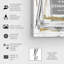 Infinite Glam Light Grey - impression sur toile-25182827-119864398-22662563